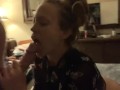 Pregnant slut loves to swallow.