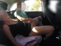 My student masturbated his teacher wet pussy inside car on our way home from college - MissCreamy