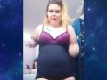 Dancing bbw findom milf pussy flashing 