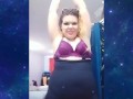 Dancing bbw findom milf pussy flashing 