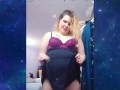 Dancing bbw findom milf pussy flashing 