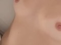 Surprise cumshot  on young tits 