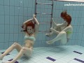 Sexy nudist babes underwater Lenka and Ala