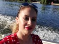 Riding in the boat makes me hot and horny - Wet Kelly