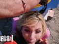Mofos - Slut Blondie Sucks A Hard Fat Dick Of A Construction Worker While Riding In An Excavator