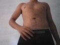 Taking my clothes off, to check my future evolution of my Male Body Shape. | Day 0
