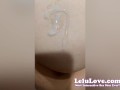 POV blowjob & bloopers under covers, naked JOI hip grinding, condom leak pregnancy risk - Lelu Love