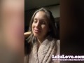 POV blowjob & bloopers under covers, naked JOI hip grinding, condom leak pregnancy risk - Lelu Love