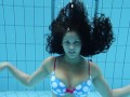 Russian hot teens swim nude underwater