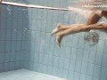 Russian hot teens swim nude underwater