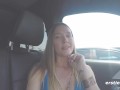 Cute Babe Masturbates In Her Vehicle