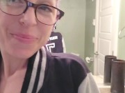 Wetting and Re-Wetting my Porn Hub Body Suit