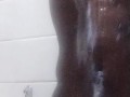 Shower wanking.... dablackpee