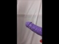 Monster dildo inside anal