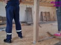 hot wife fucks with a stranger at a construction site