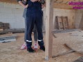 hot wife fucks with a stranger at a construction site