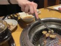 淫乱OLが休日に1人で焼肉を食べる①