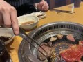 淫乱OLが休日に1人で焼肉を食べる①