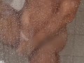 I caught my girlfriend taking a shower after sex