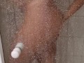 I caught my girlfriend taking a shower after sex
