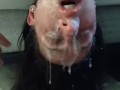 Sloppy Whore Gets Soaked In Slobber - Lana Amira