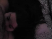 Kitten's cum eating training!