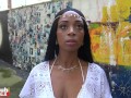 Fakehub - Interview With A Siren starring British ebony babe Lola Marie