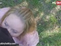 MyDirtyHobby - Mia_Adler & Her Friend Are Rubbing Their Pussies Out In A Field When 2 Guys Appear