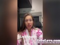 Bi-sexual female domination pegging JOI, female MY-POV vibrator masturbation, my glam makeup & curly hair & more - Lelu Love