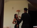 Hubby Muffdive On Sheila Ortega's Wet Twat On Pool Table then Fuck Her Hard with His Huge Black Dong