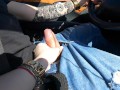 I made Him CUM While He Driving CUMSHOT And Nice Feeling !!
