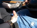 I made Him CUM While He Driving CUMSHOT And Nice Feeling !!