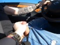 I made Him CUM While He Driving CUMSHOT And Nice Feeling !!