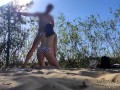 Nude beach sex voyeur watching us i suck his dick PART 3