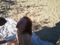 Nude beach sex voyeur watching us i suck his dick PART 3
