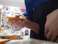 young teacher decided to fuck an orange 🥵