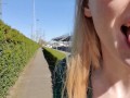 MEGA Public! Parkplatz Quicky mit XXL Sperma Happy End