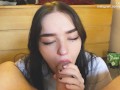 Horny Cute Teen Gives Sloppy Blowjob ♡ YourPersonalWaifu