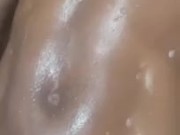 Soaped up young milf