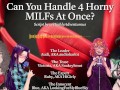 4 Horny MILFs Use You For Their Pleasure [Audio Roleplay w/ SnakeySmut, HiGirly, and audioharlot]