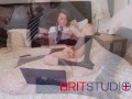 British 18 Year Old In School Uniform Sucks Off Her StepBrother And Eats His Cum