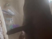 Extreme deep throat in the shower 🚿