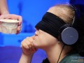 New GAME of TASTE в 4K 60fps! Blindfold and a very tasty Surprise- XSanyAny