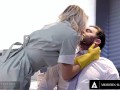 Perfect Tits Maid Begs For RISKY ANAL CREAMPIE At Work!