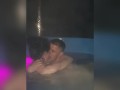 Hot body wife caught with husband best friend on hot tub. 11:16 he do it again