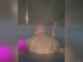 Hot body wife caught with husband best friend on hot tub. 11:16 he do it again