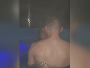 Hot body wife caught with husband best friend on hot tub. 11:16 he do it again