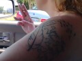 College amateur girl smoking in her bathing suit wants to be a pornstar so bad