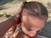 Blowjob in the spain forest))))