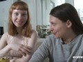 Ersties: Amateur Lesbian Couple Play With Ice